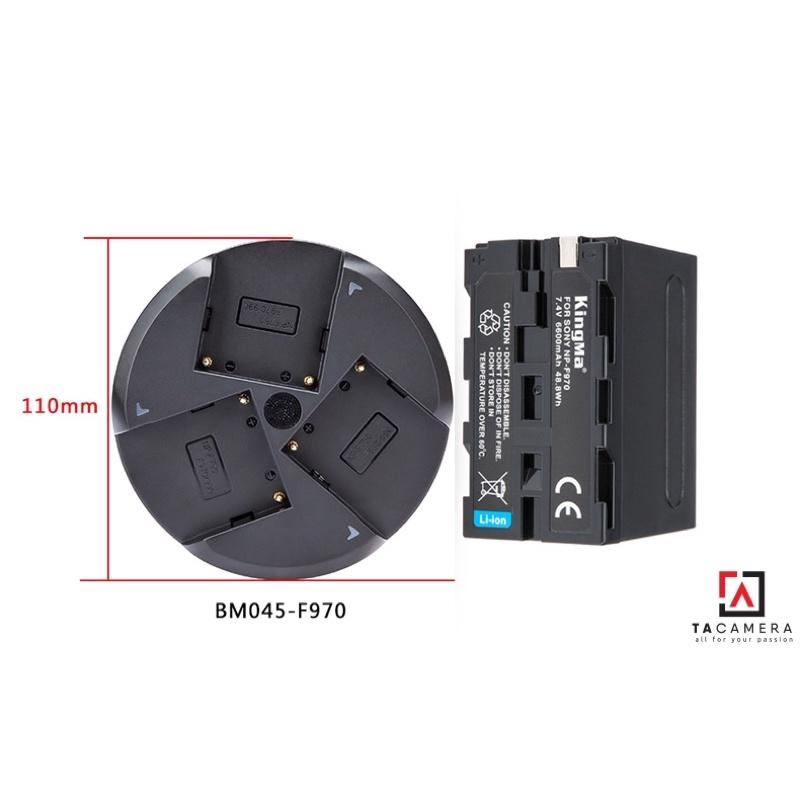 Sạc 3 Pin KINGMA dành cho Sony F570 F770 F970 F990 FM500H - Hàng Chính Hãng