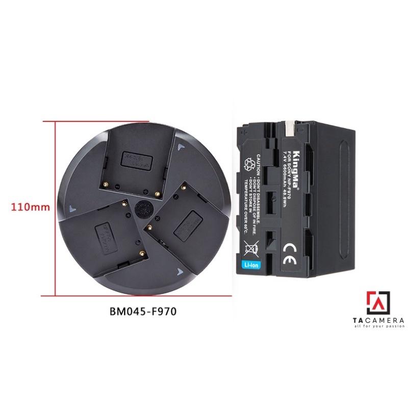 Sạc 3 Pin KINGMA dành cho  Sony F570 F770 F970 F990 FM500H - Hàng Chính Hãng