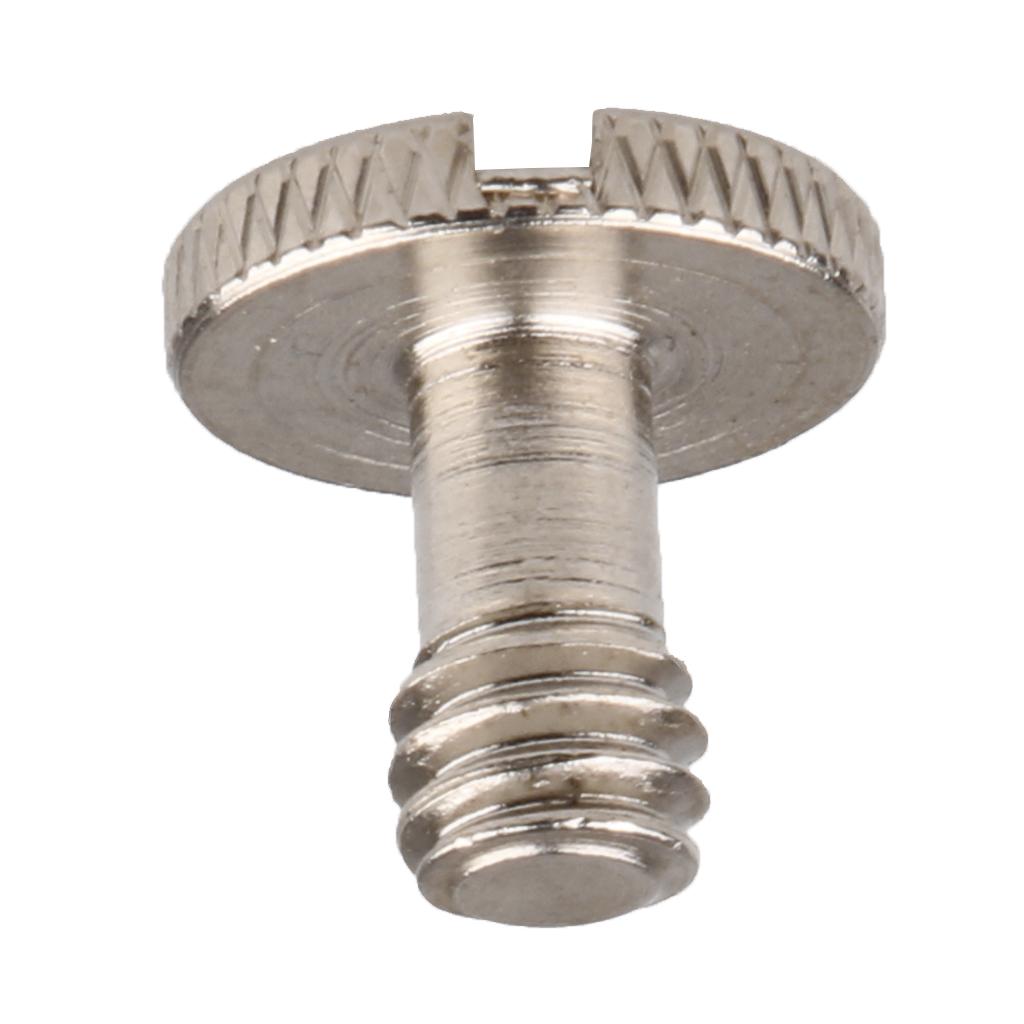 1/4" Metal Camera Mounting Screw for Tripod Monopod Quick Release Plate