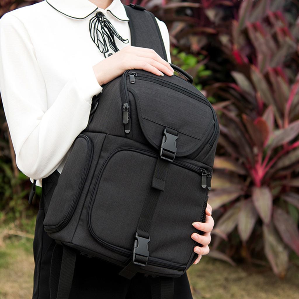 Protable DSLR/SLR Camera Shoulder Bag Case Compatible for Nikon, Canon, Sony Mirrorless Cameras Waterproof for Women Men