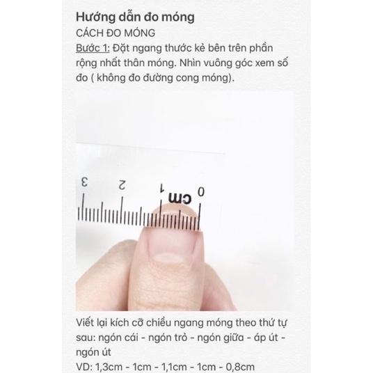 NailBox - Móng up thiế kế mẫu Nail Kẻ tráng giương xinh xinh