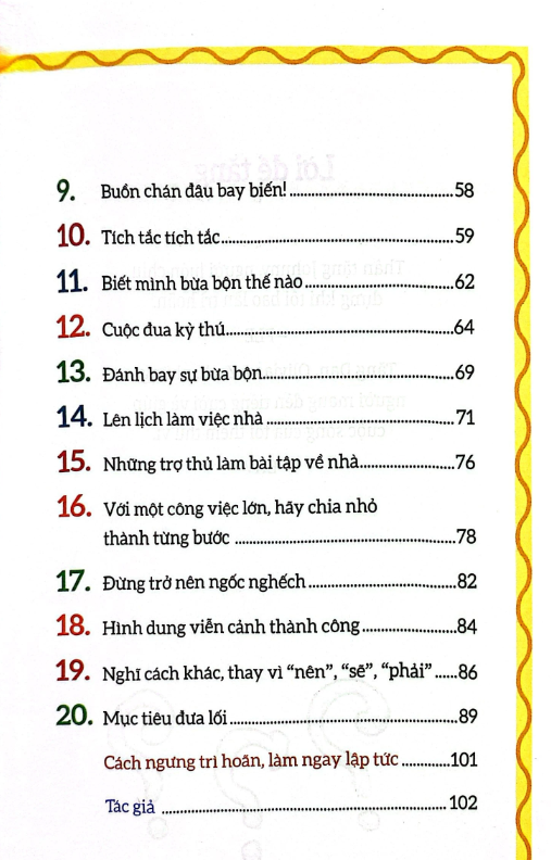 Sách Kỹ năng học đường: Bệnh trì hoãn ư? Đừng sợ!