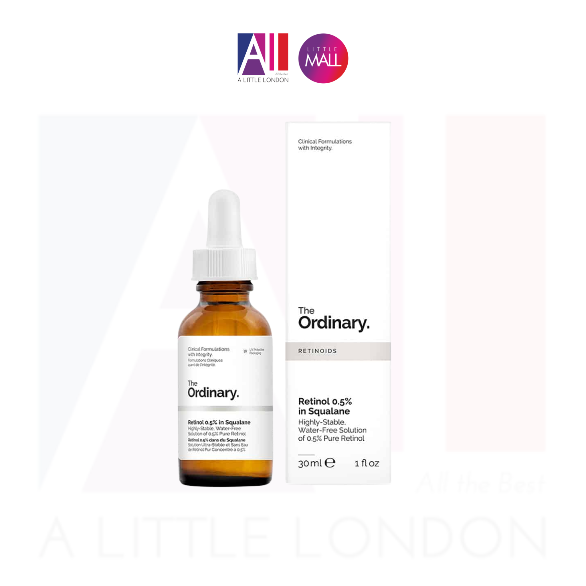 Tinh chất The Ordinary Retinol 0.5% In Squalane - 30ml