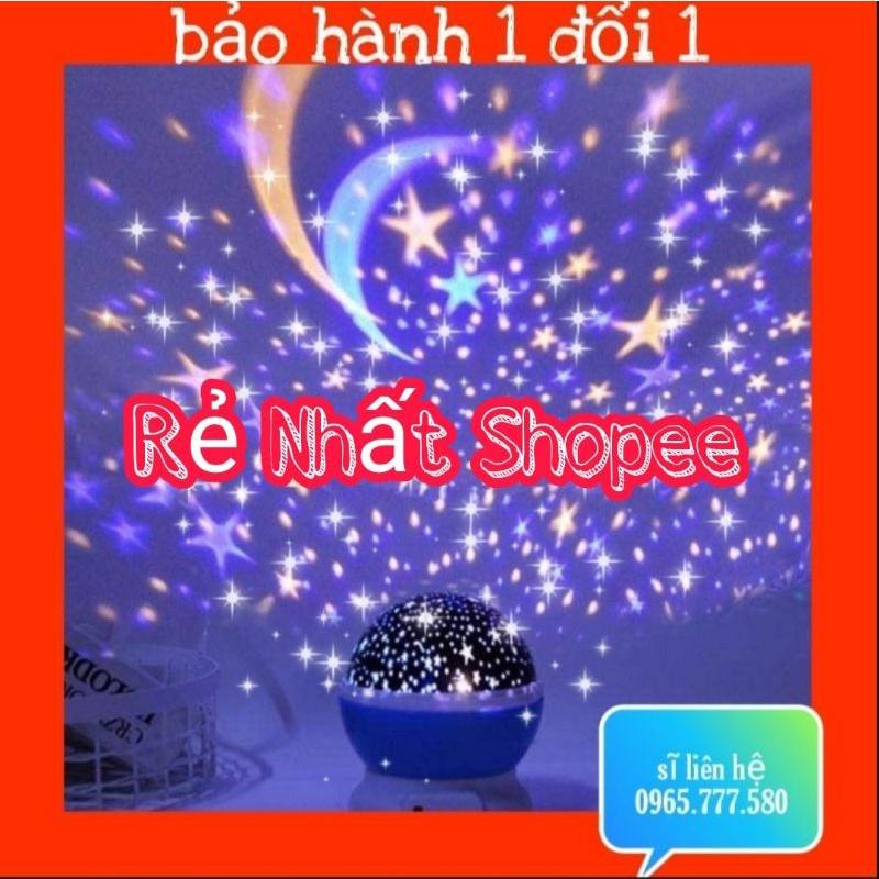 Đèn Chiếu Sao Cho Bé - Đèn Ngủ Ngàn Sao 6 Màu điều chỉnh Xoay Cho Phòng Ngủ thêm lung linh