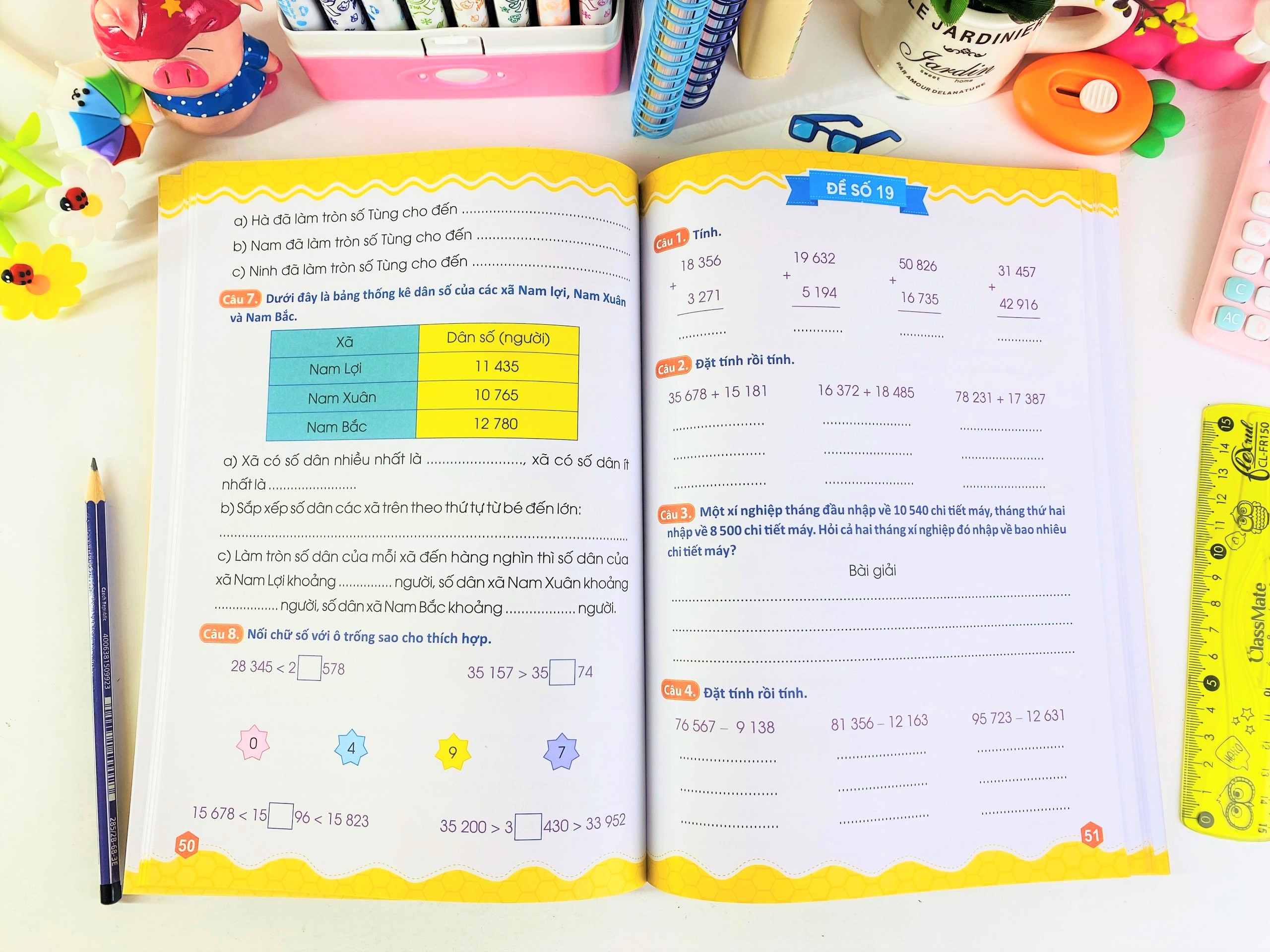 Sách - 45 Đề Ôn Luyện và Kiểm Tra Toán 3 - Biên soạn theo chương trình giáo dục phổ thông mới - ndbooks