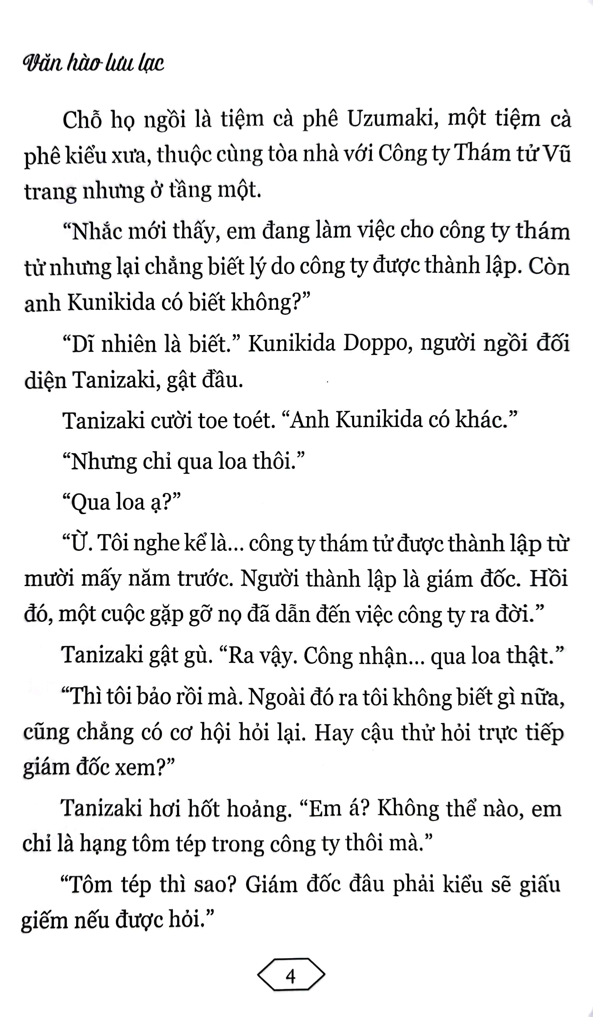 Văn Hào Lưu Lạc - Tập 3: Bí Sử Công Ty Thám Tử