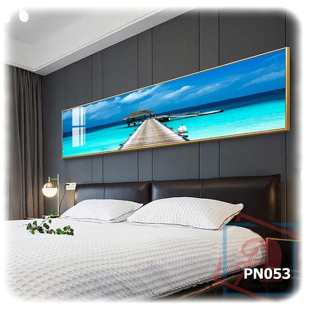 Tranh canvas khổ lớn trang trí phòng ngủ - PN053