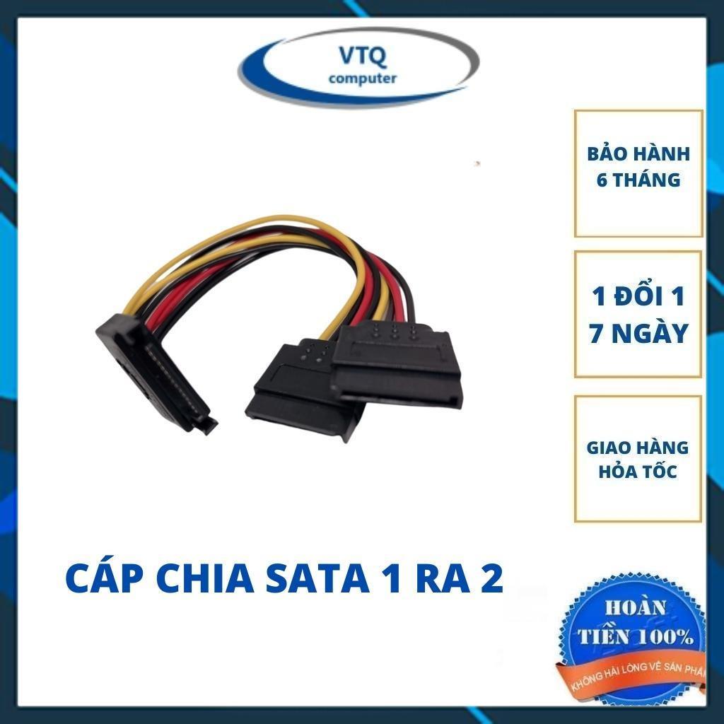 Cáp Chia Nguồn Sata 1 Ra 2 - Dây NguồN Hdd Sata 1 Ra 2 - Sata 1-2.