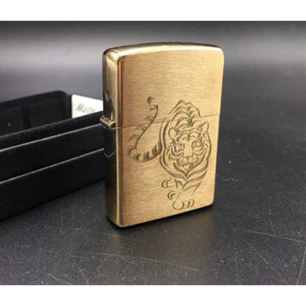 Bật Lửa ZIPPO 204B KHẮC HỔ 14 – ZIPPO 204B.HO14