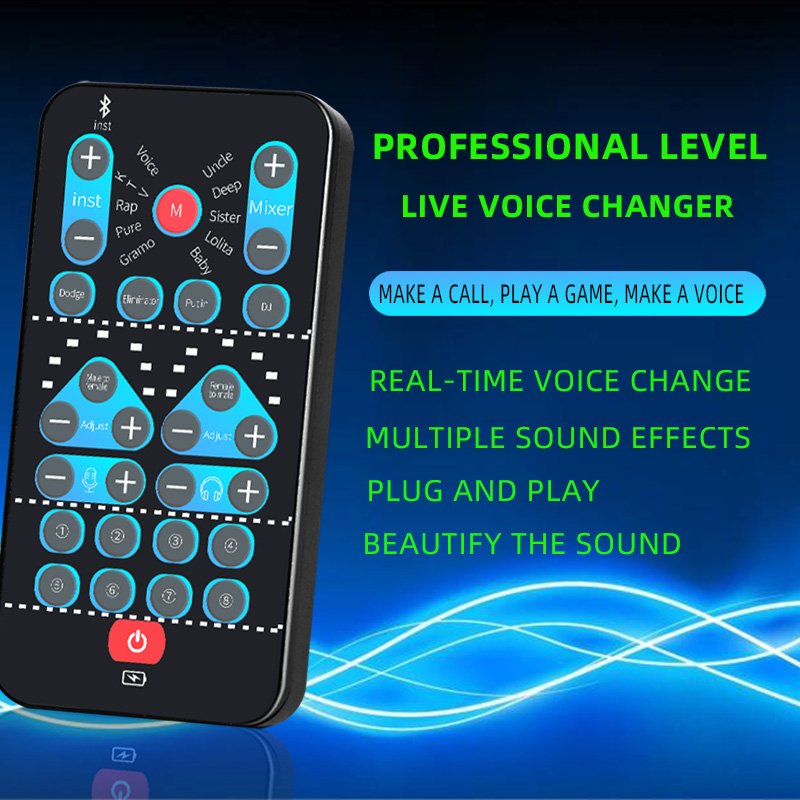Hàng Chính Hãng - Máy Đổi Giọng Nói Mini M10-JA 8 Chế Độ Âm Thanh - Nhỏ Gọn, Dễ Sử Dụng, Tương Thích Nhiều Thiết Bị Điện Thoại Máy Tính Bảng PC Máy Chơi Game PS XBox, 3.5mm, Pin 500mAh  - ROGTZ