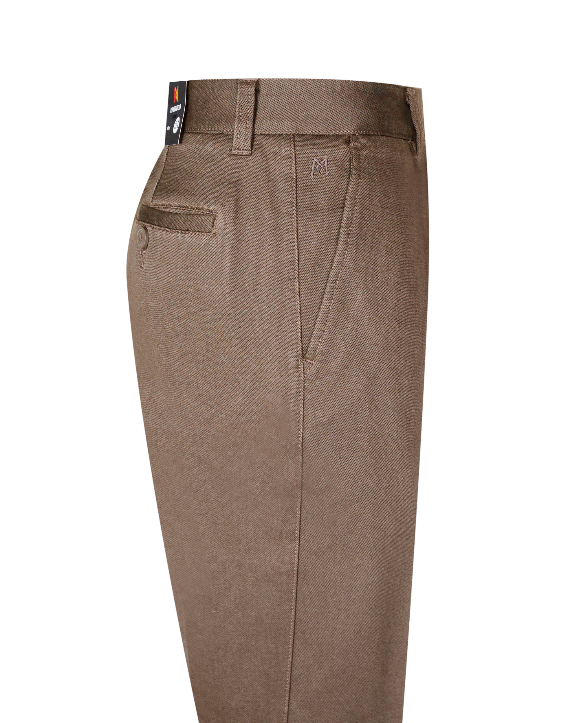 Quần Kaki Nam ống suông 1 ly Khatoco Q2M578R1-CNNA511-2605-1-NÂU BEIGE