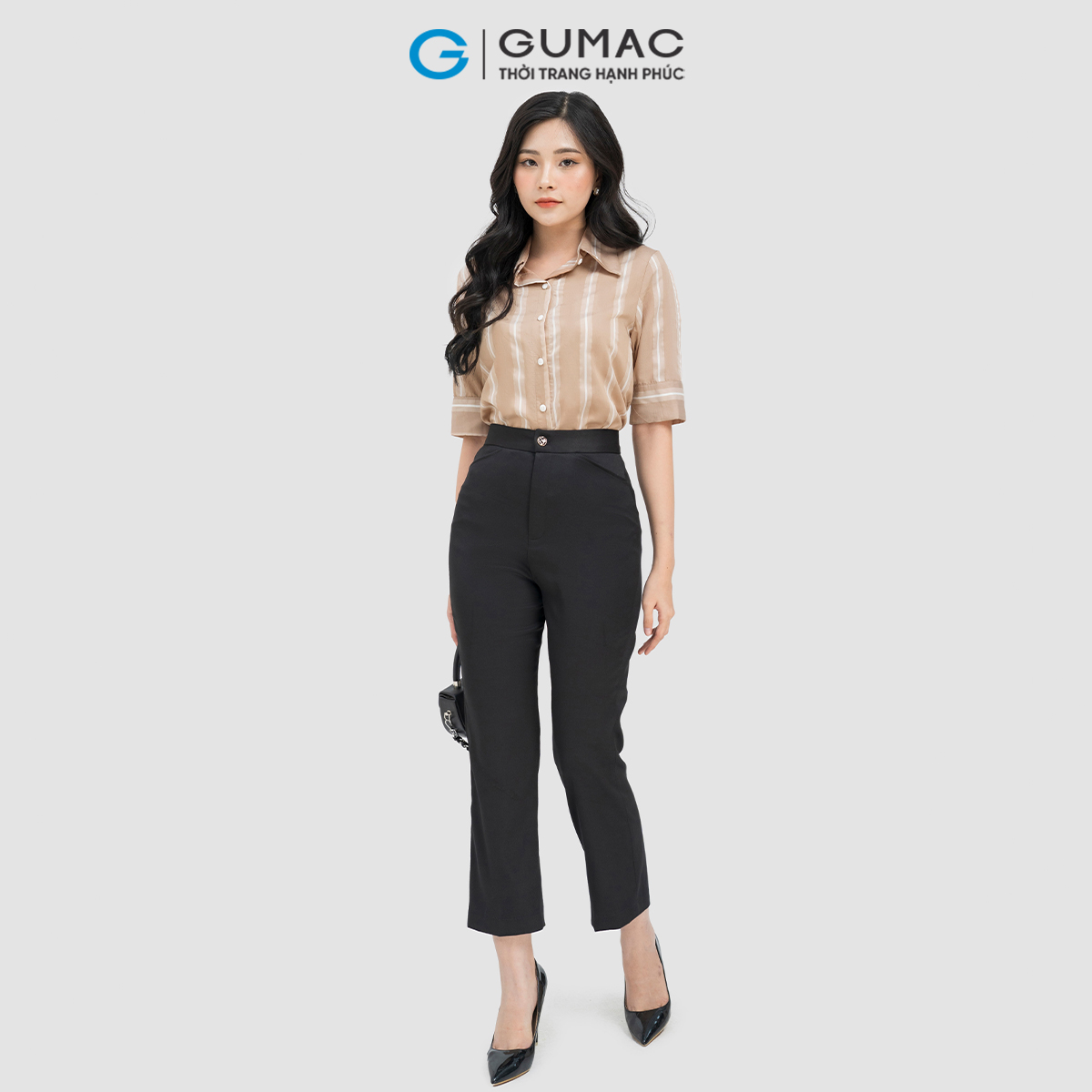 Áo kiểu tay xếp ly Gumac LAD0405