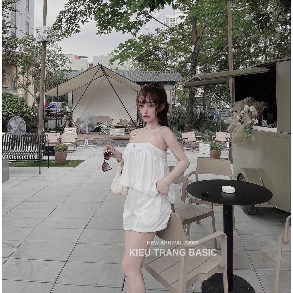 SET ĐI CHƠI, SET 2 MÓN ÁO BÍ 2S PHỒNG PHỐI QUẦN ĐÙI CỰC XINH