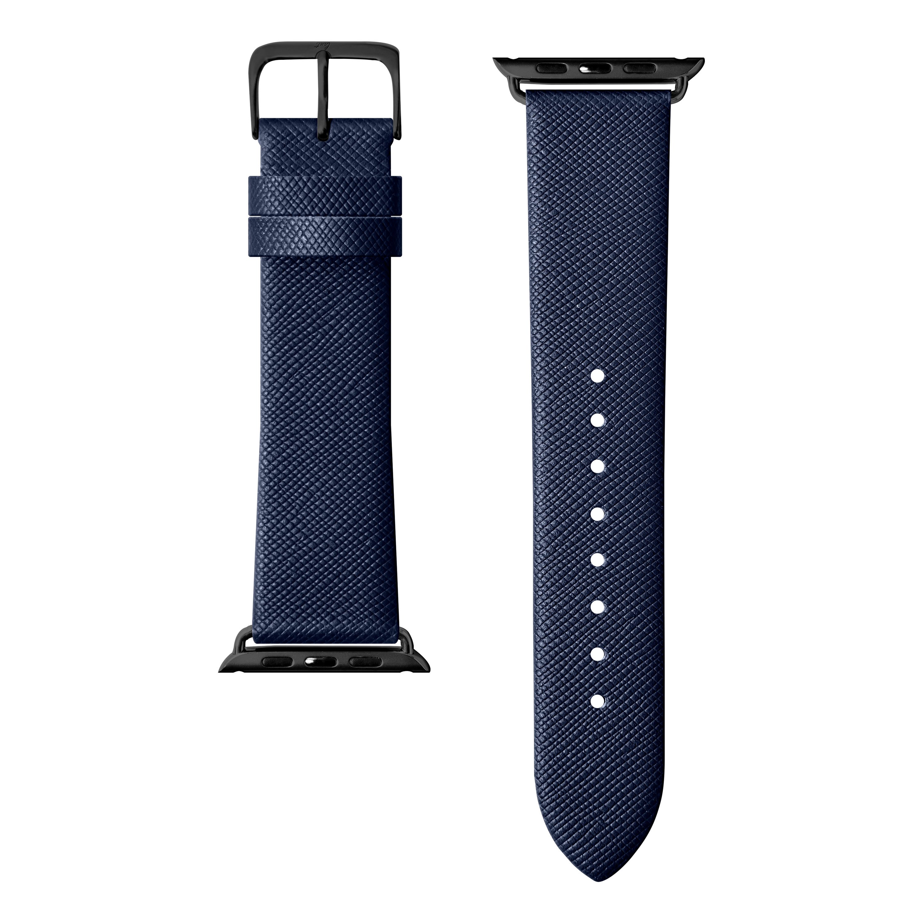 HÀNG CHÍNH HÃNG - Dây đeo LAUT PRESTIGE dành cho Apple Watch Series 1~8 & SE Lớp lót là da mềm mại cho cảm giác đeo êm ái, thoải mái nhất