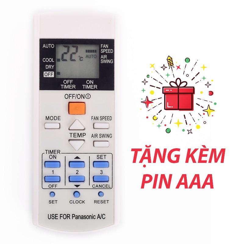 Hình ảnh Remote điều khiển dành cho điều hoà Panasonic một chiều tặng kèm pin