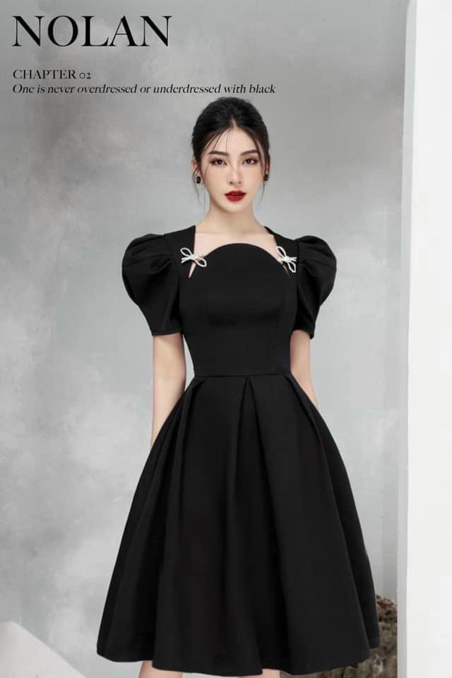 ĐẦM XÒE TAPTA TAY PHỒNG ĐÍNH TAG 13989