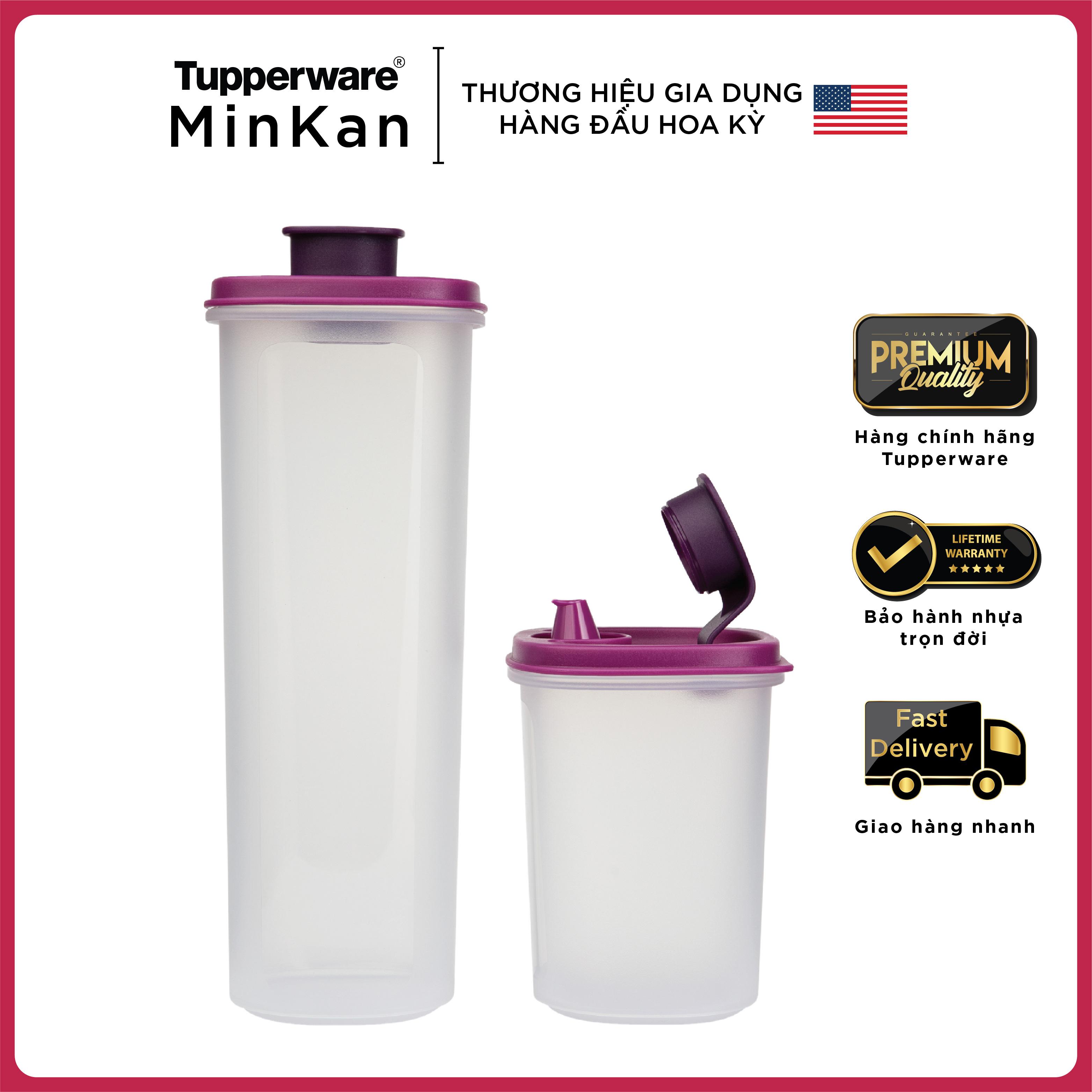 Bộ bình dầu Tupperware EZY Pour