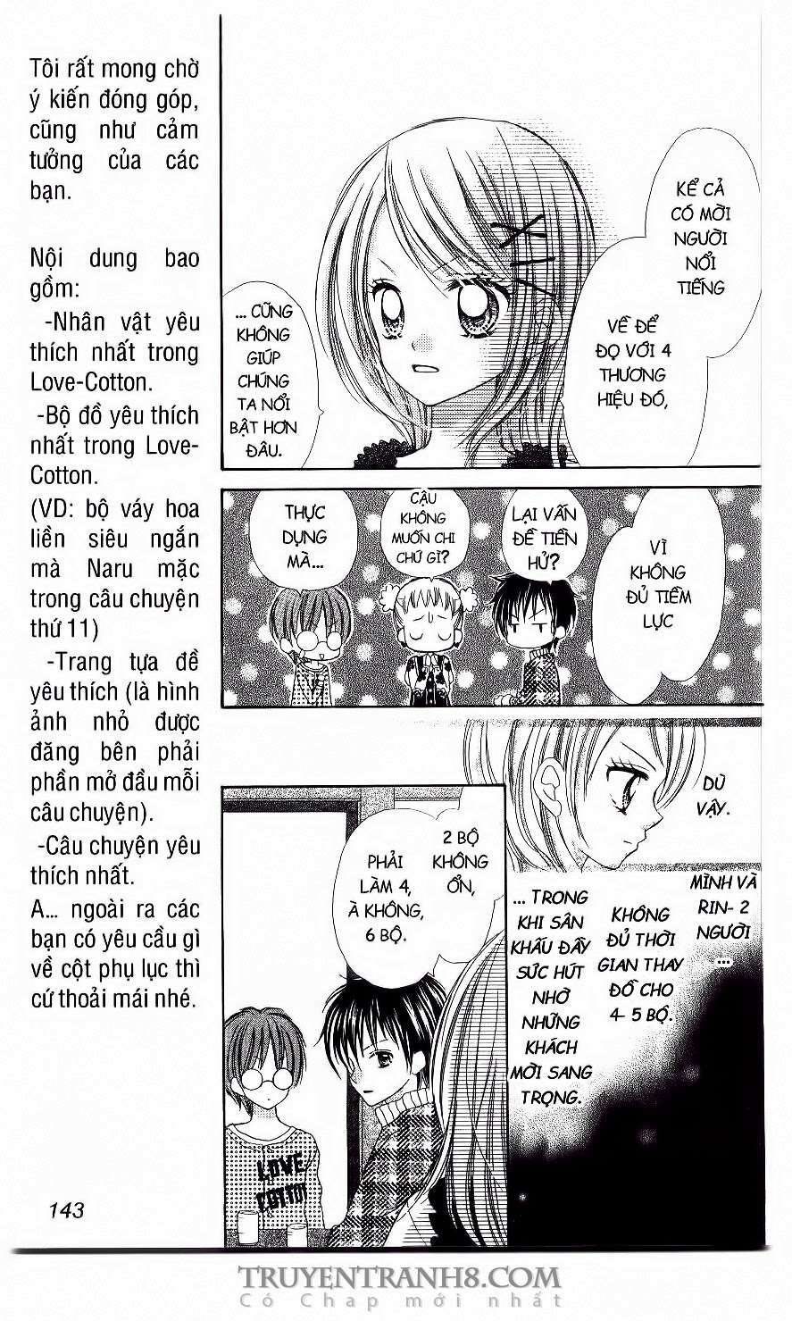 tiệm thời trang, love cotton chapter 17 28