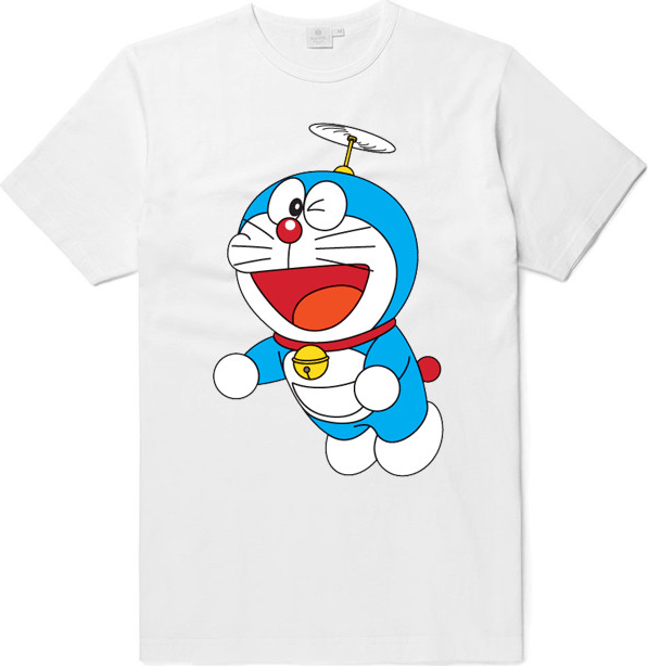 Áo đồng phục Doraemon đẹp cotton dày dặn đủ size 5-110kg - DR001
