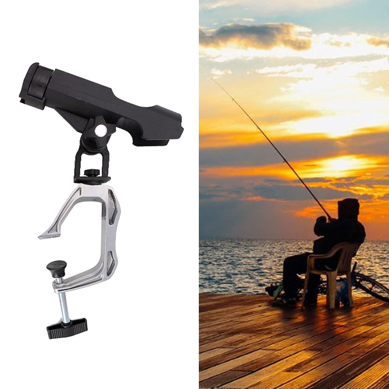 Giá đỡ cần câu bằng thép hợp kim cho thuyền Kayak, xoay 360 độ