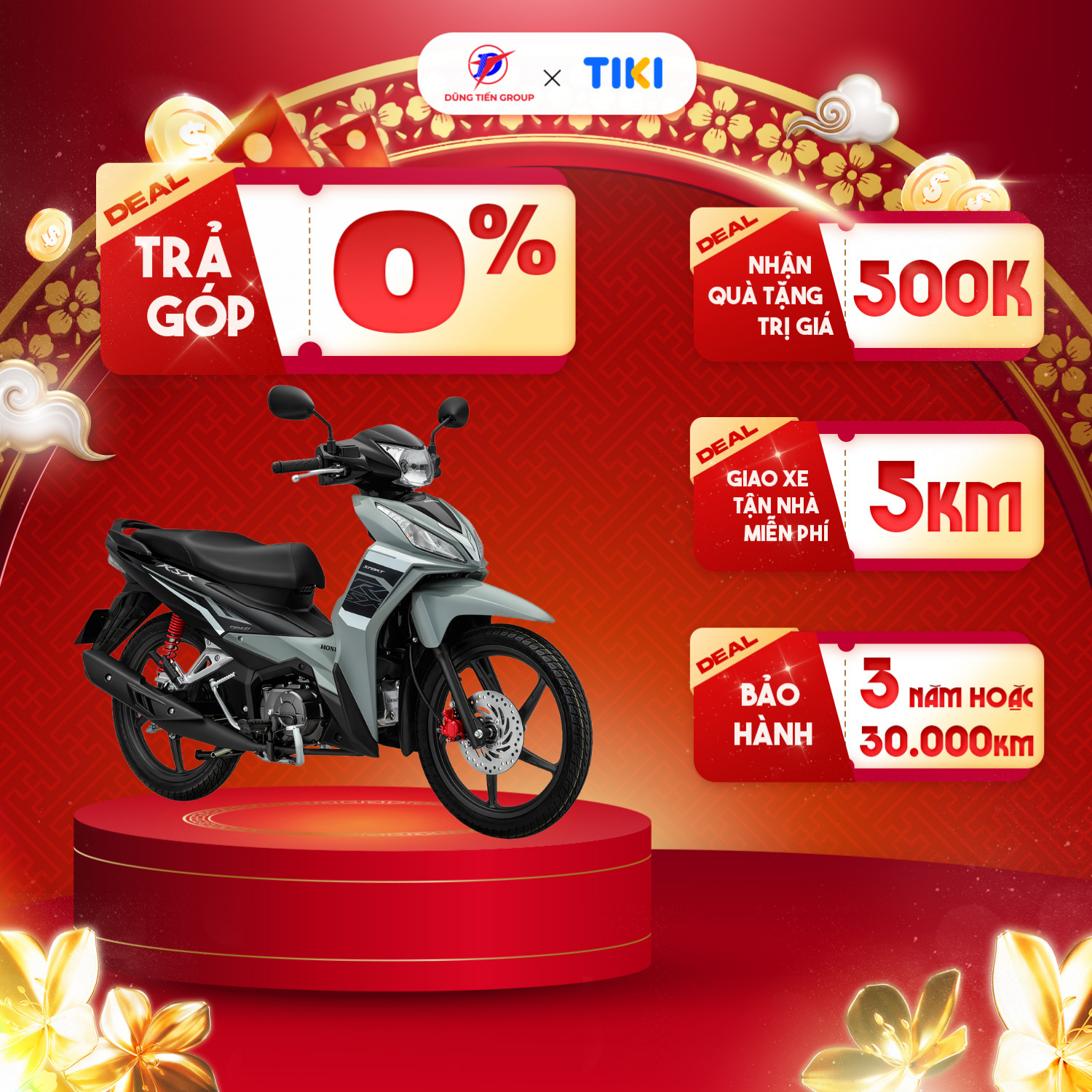 Xe Máy Honda Wave RSX 2026 Phiên Bản Thể Thao