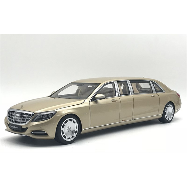 Xe Mô Hình Mercedes-Maybach S 600 Pullman Mh 1:18 Autoart - 76298 (Vàng)