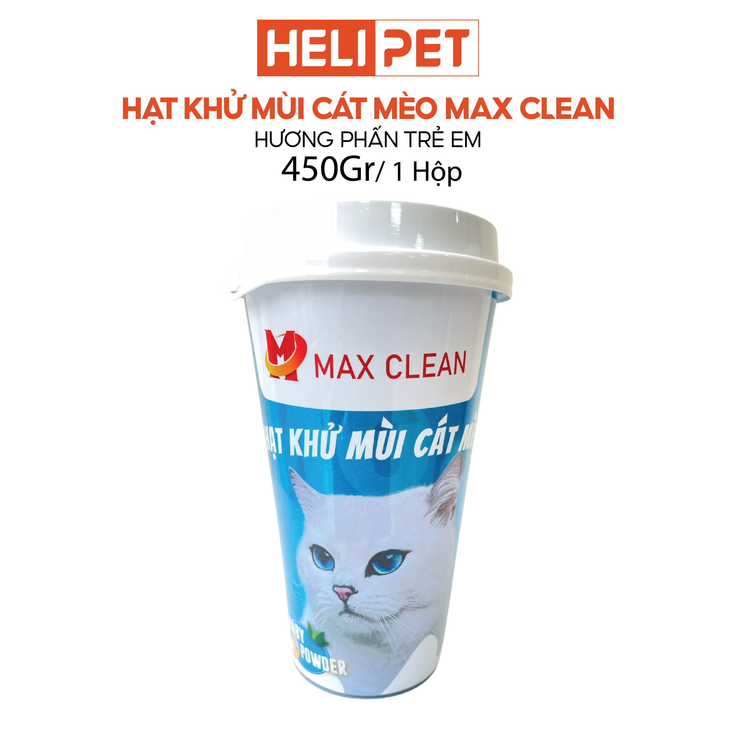 Hạt Khử Mùi Cát Mèo, Cát Vệ Sinh Cho Mèo Max Clean - HeLiPet