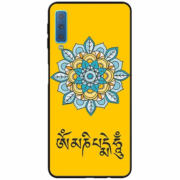Ốp lưng in cho Samsung A7 2018 Mẫu Om Mani Padme Hum