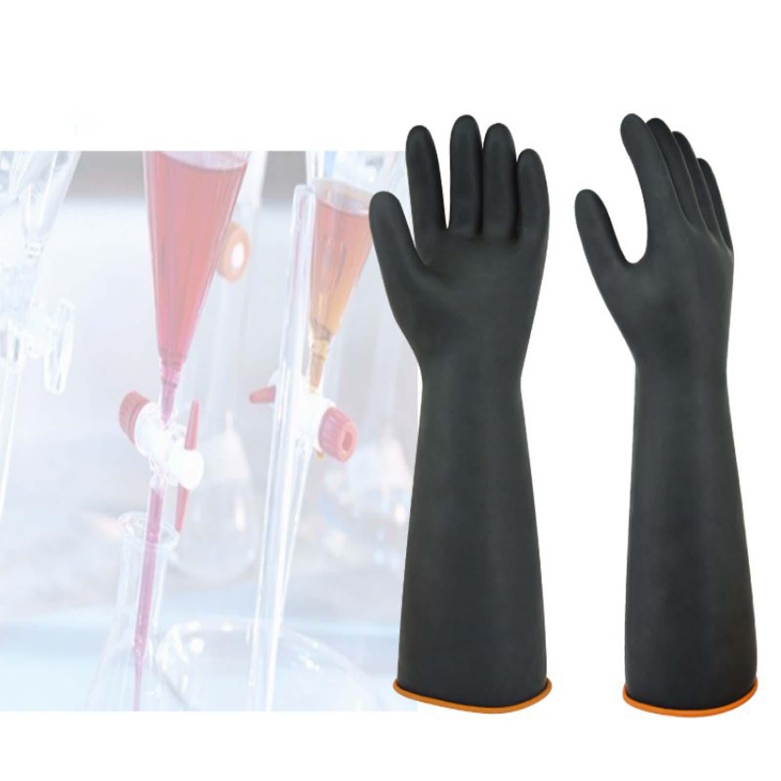 Industrial Rubber Gloves Cleaning Glove Multipurpose Oil Resist Men Women Waterproof Utility Gloves Safety Work Gloves for Car Wash