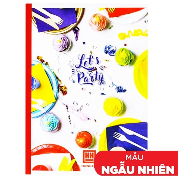 Combo 5 Vở Study Let's Party - Kẻ Ngang 80 Trang - Hồng Hà 1424 (Mẫu Màu Giao Ngẫu Nhiên)