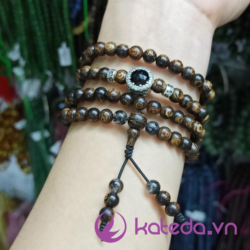 Bộ 2 charm chặn bạc S925 6li mix vong