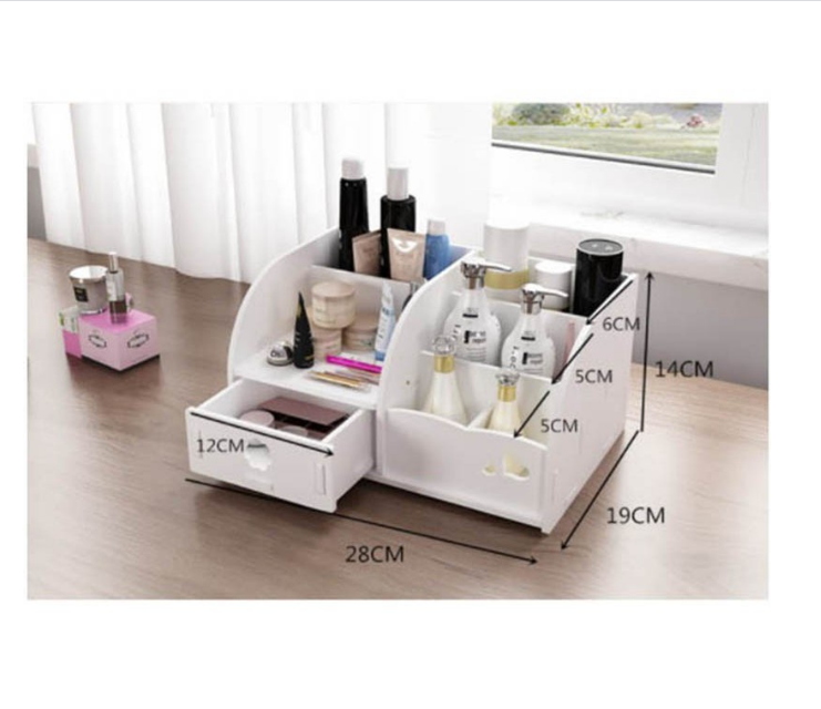 Kệ để mỹ phẩm, để đồ trang sức, kệ trang điểm để bàn KM03