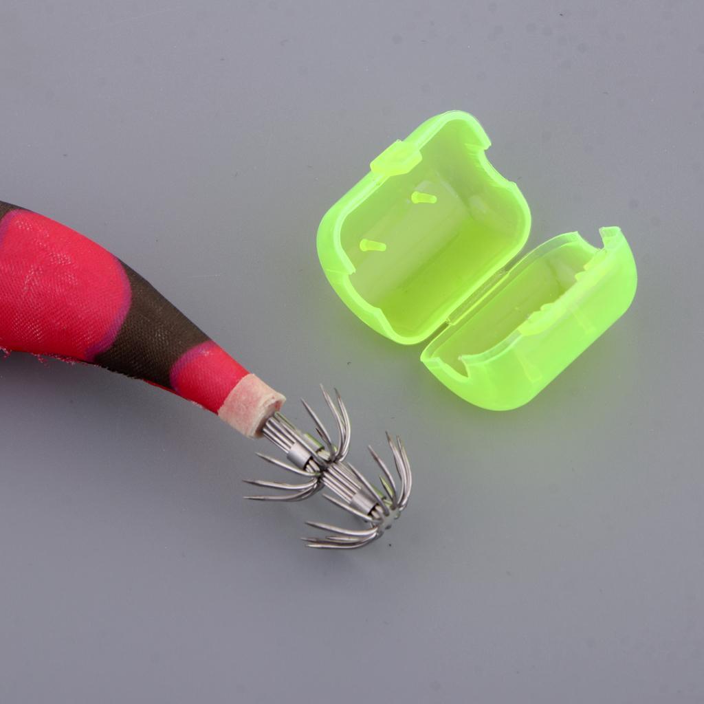 3.5# Squid Jigs Luminous Fishing Artificial Baits Color A