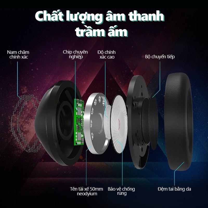 ONIKUMA K19 Tai nghe chụp tai chơi game có mic tích hợp đèn LED cho điện thoại / Pc / Ps4  [Hàng chính hãng]