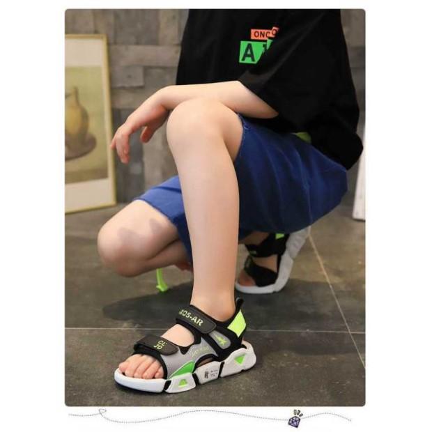 SANDAL ĐI HỌC,DÉP QUAI HẬU PHONG CÁCH THỂ THAO CHO BÉ TRAI,SZ 26-37