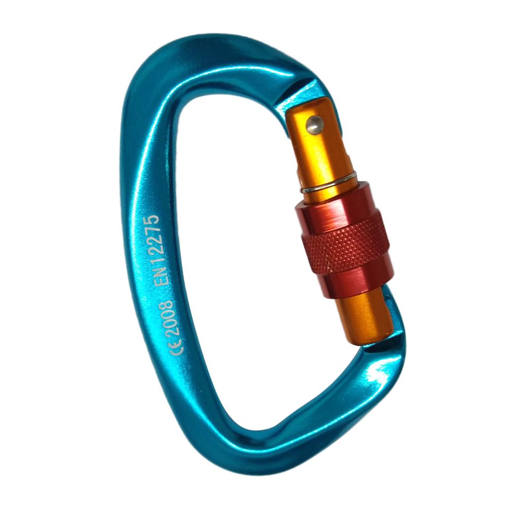 25KN D-ring Khóa An Toàn Thiết Bị Leo Núi Carabiner