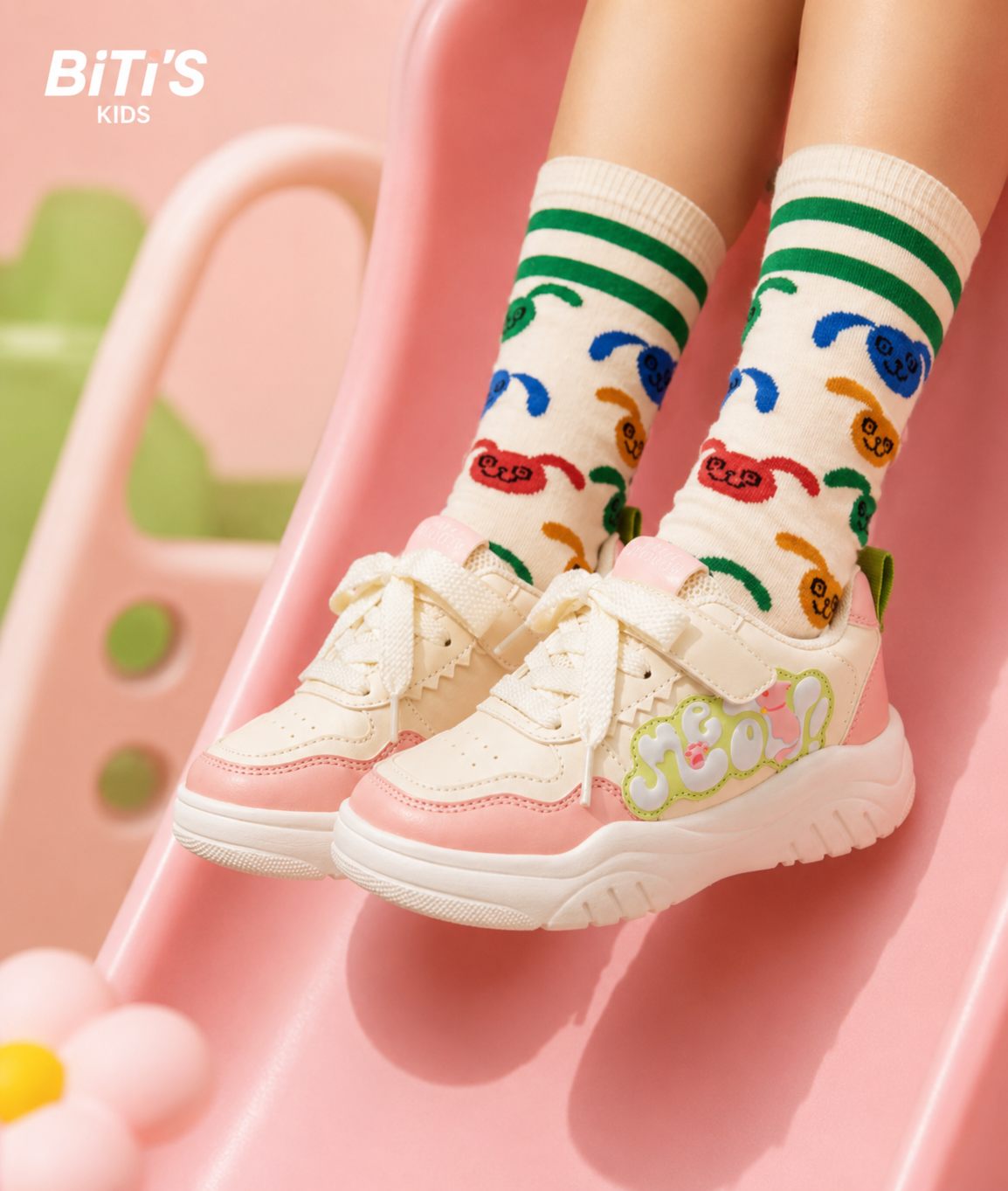Giày Thể Thao Bé Gái Biti's Dino  ( 28-35)