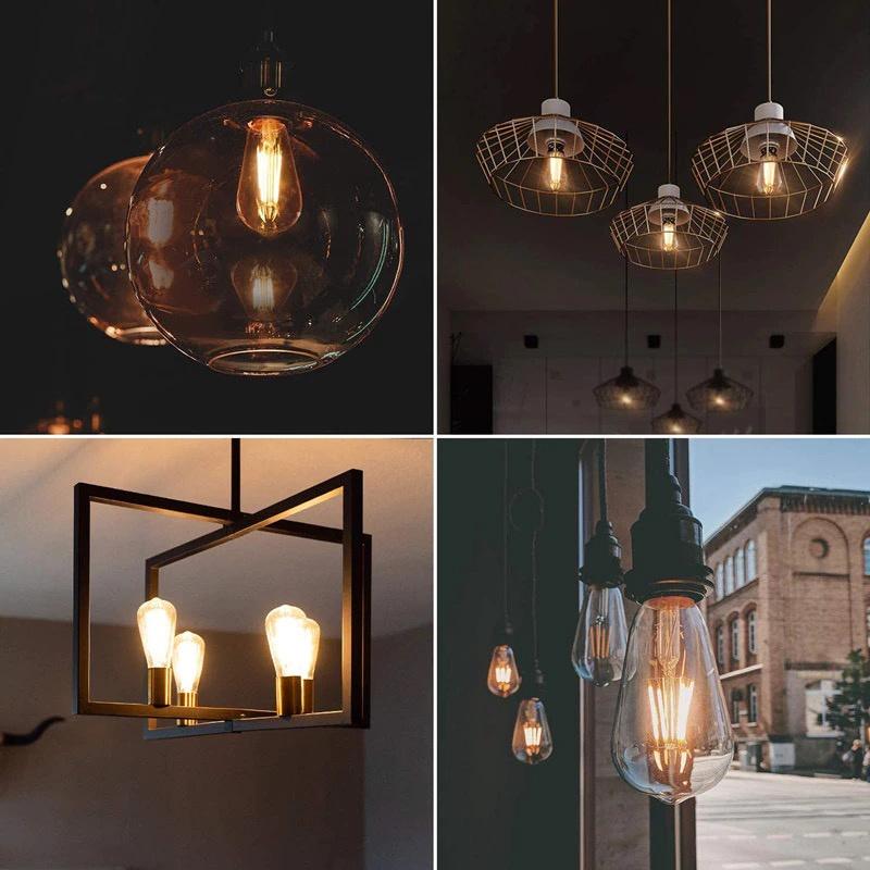 Bóng đèn led dây tóc HUEPRESS Bluetooth Mesh Filament Bulb ST64 đui E27 4W 2700K-6500K Edison vintage