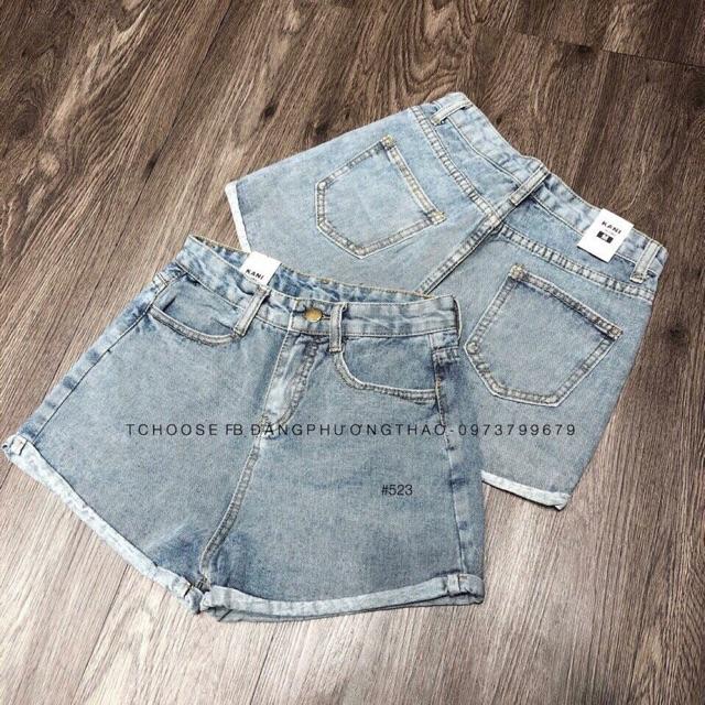 Sooc jean size M nếp gấp lưng cao cực tôn dáng