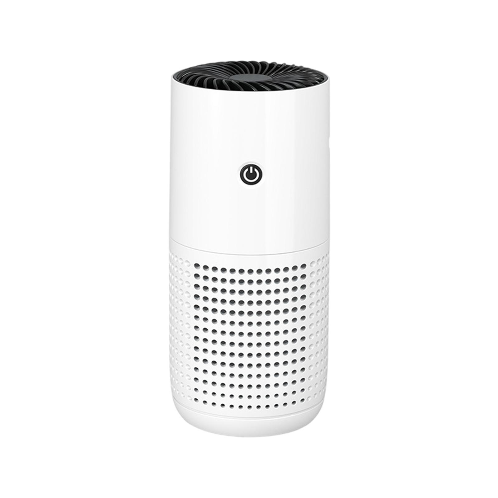 Car Air Purifier USB Rechargeable Freshener Air Cleaner for Smoke Home Pet Odors Desktop