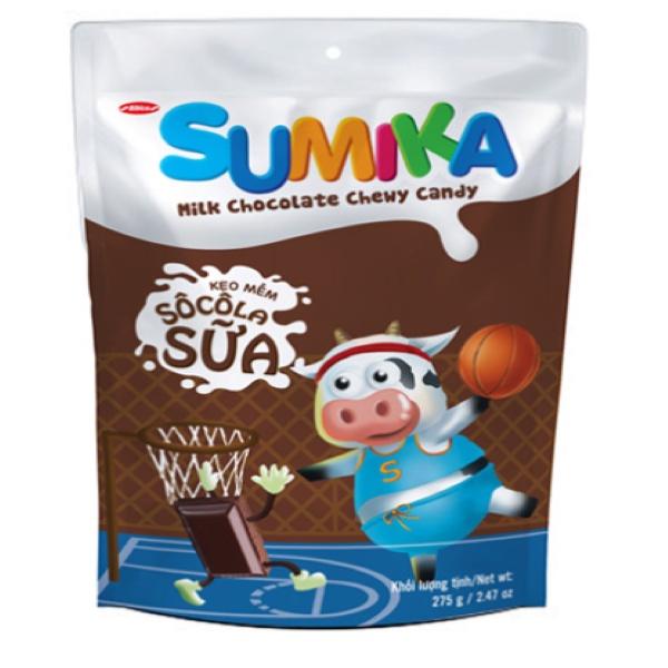 Kẹo mềm Sumika socola sữa gói 275g- Bibica