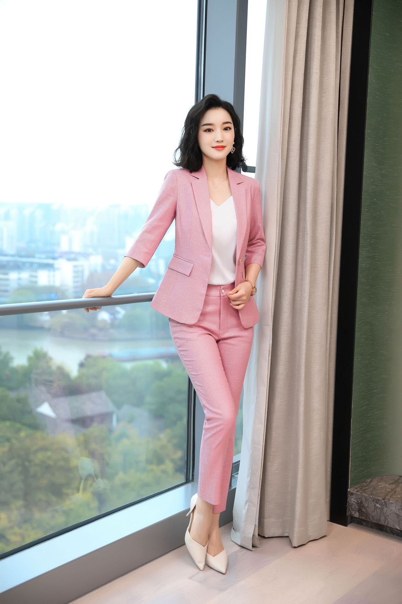 Bộ Vest Nữ Tay lỡ Công Sở