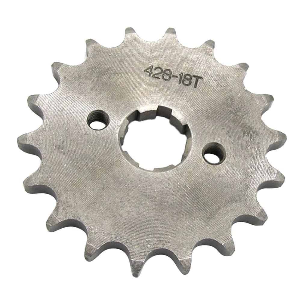 18T 20mm Front Sprocket Cog 428 Chain for Quad Dirt Bike ATV Buggy