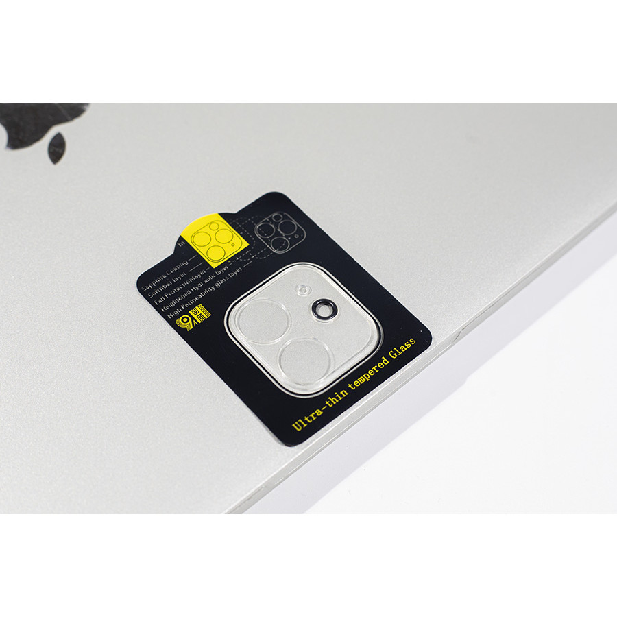 Dán kính cường lực Camera 3D cho iPhone 12 độ cứng 9H, chống bụi bẩn, trầy xước