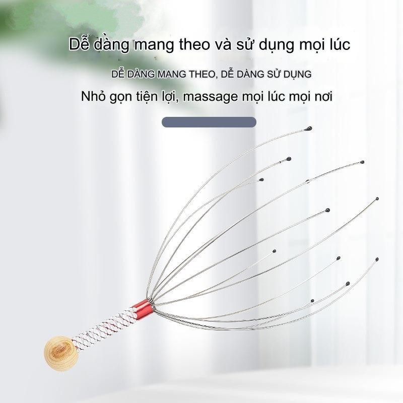 Dụng cụ Massage Đầu Joou 12 Điểm Châm Cứu Thư Giãn Chống Căng Thẳng, Cảm giác dễ chịu, thoải mái