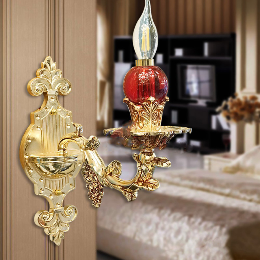 Đèn tường mạ vàng đơn MT6601/1