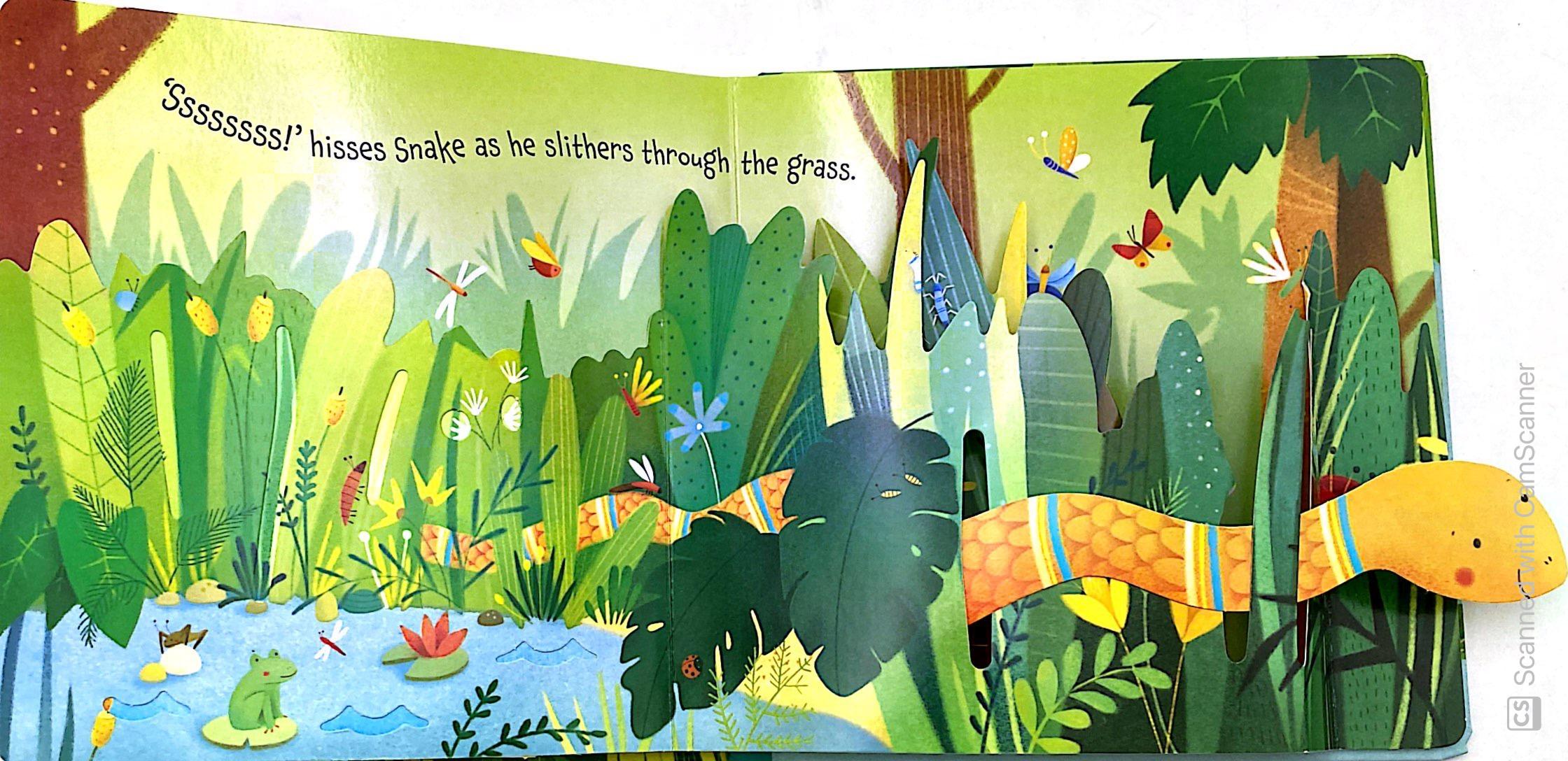 Sách tương tác tiếng Anh - Usborne Pop-up Jungle