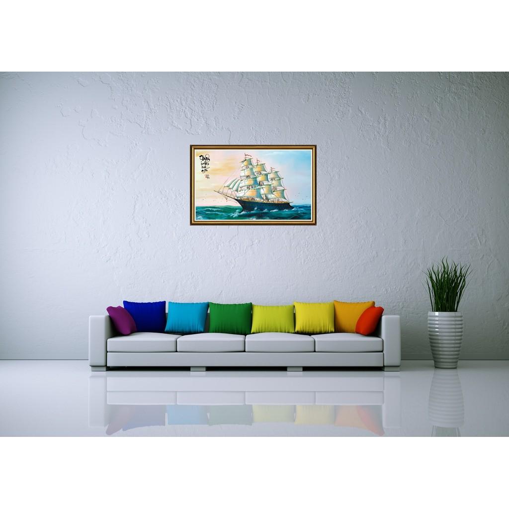 Tranh dán tường Thuận buồm xuôi gió HD-D013-1 KT 90 x 60 cm