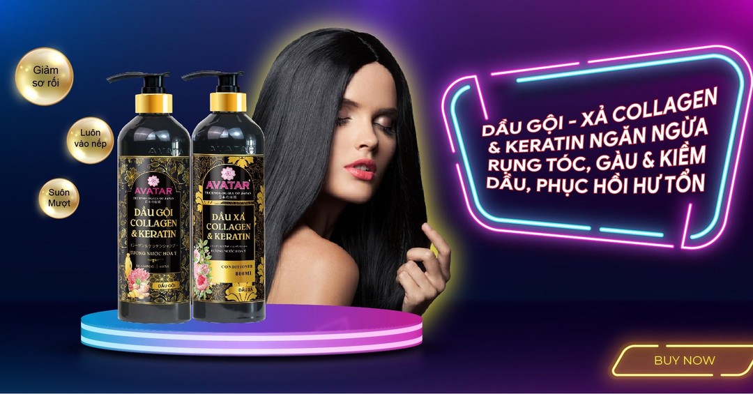 Dầu Gội-Xả Phục Hồi Tóc Hư Tổn Avatar Shampoo (Chai 800 mL)