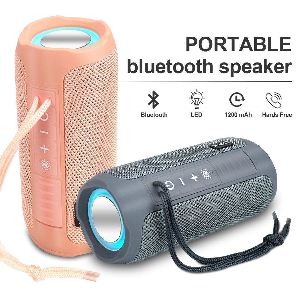 Loa không dây loa tg227 bluetooth đã dẫn 1200mah không thấm nước bass bass bass boombox aux usb mini máy nghe nhạc loa màu